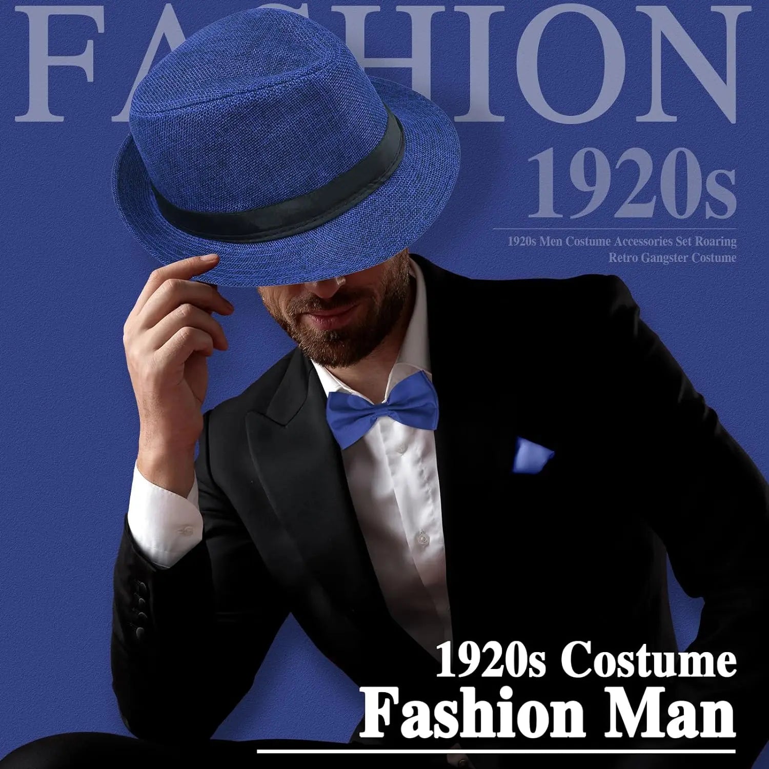 Roaring 20s Herre Tilbehørsett (Gatsby Gangster)