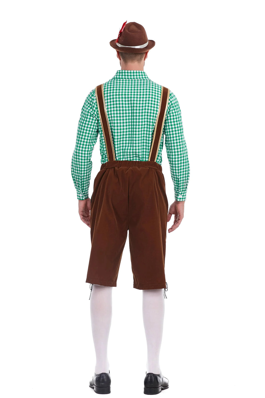 3-Delers Lederhosen Oktoberfest Antrekk for Menn