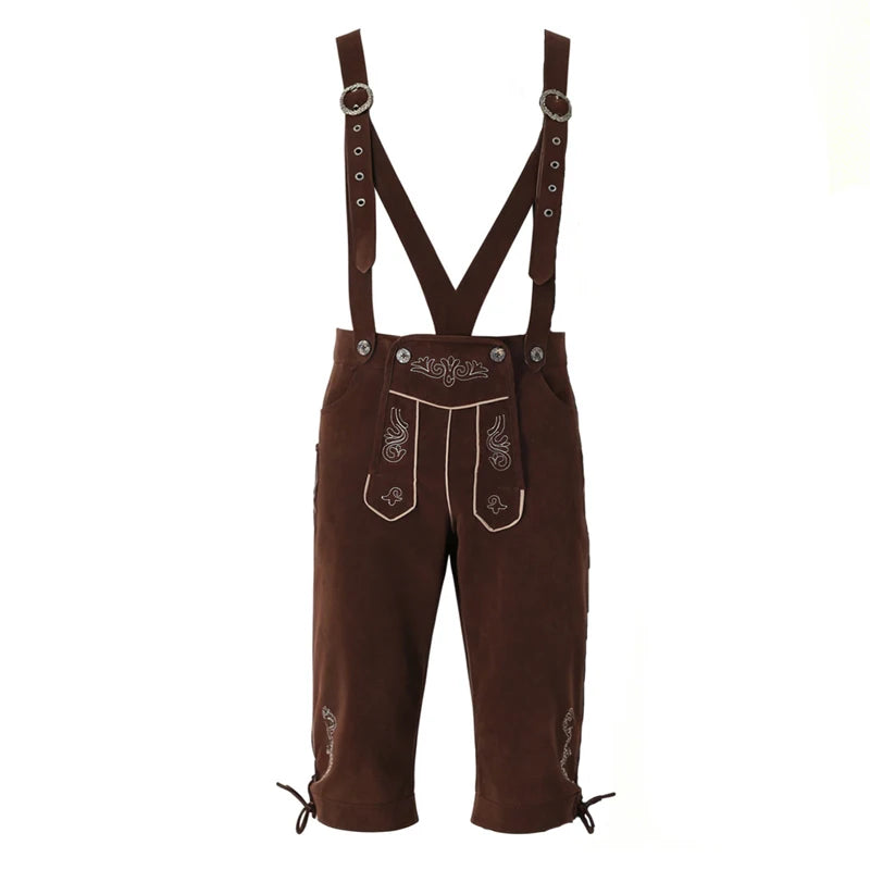 München Lederhosen i Kunstskinn for Herre