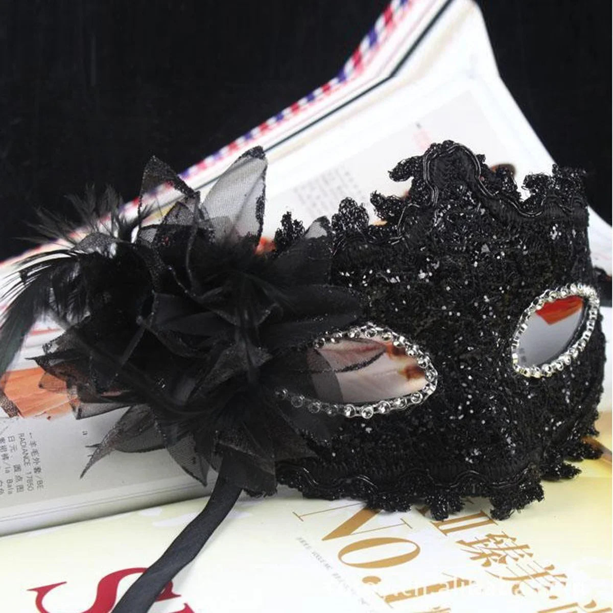 Vintage Venetiansk Bryllupsmaske i Blonde