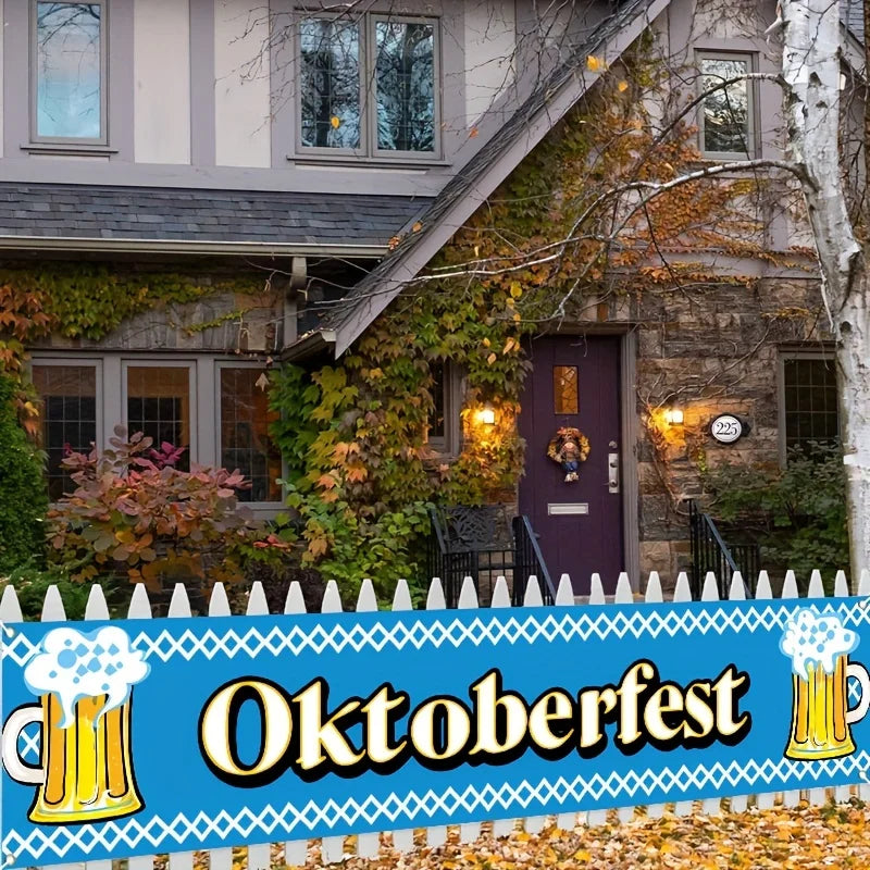 Oktoberfest Ølhage Feiringsbanner (45 x 200 cm)