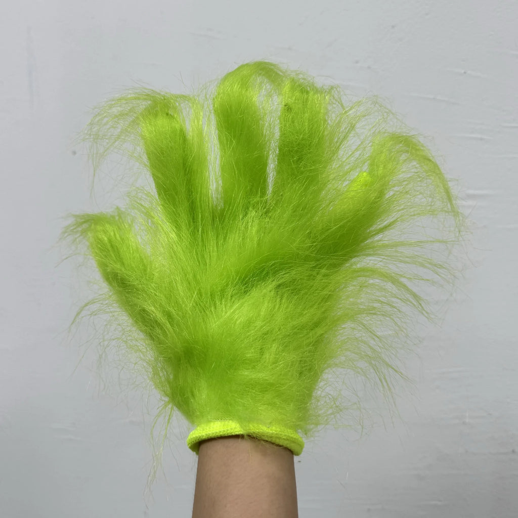 Grønn Monster Lateksmaske (Grinchen-stil)