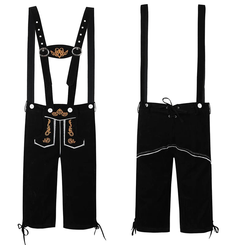München Lederhosen i Kunstskinn for Herre