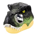 T-Rex Dinosaurus Lateksmaske med LED-øyne og Lyd