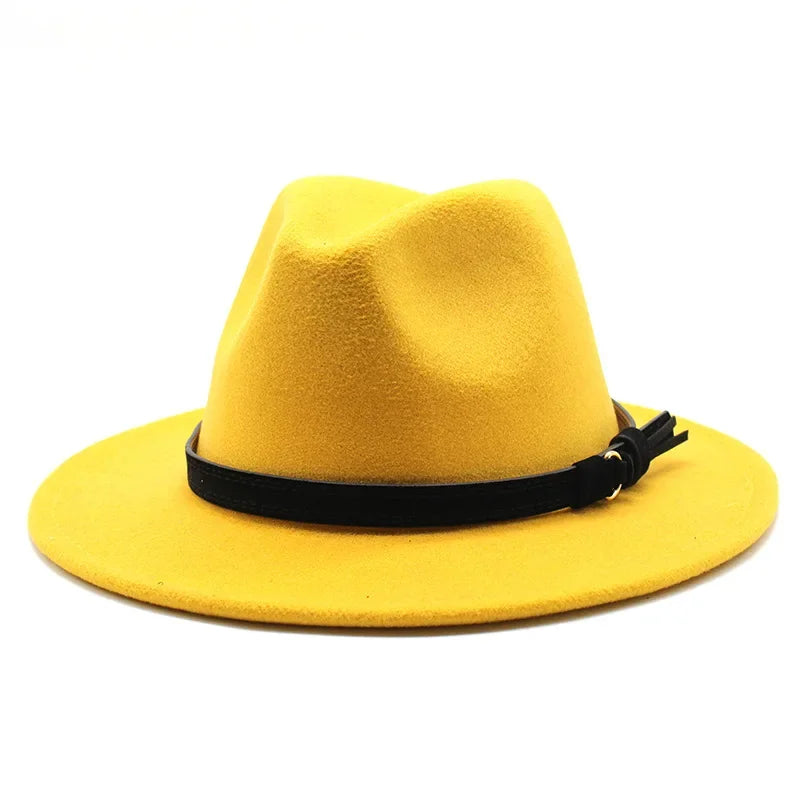 Elegante Ull-Fedora Hatt