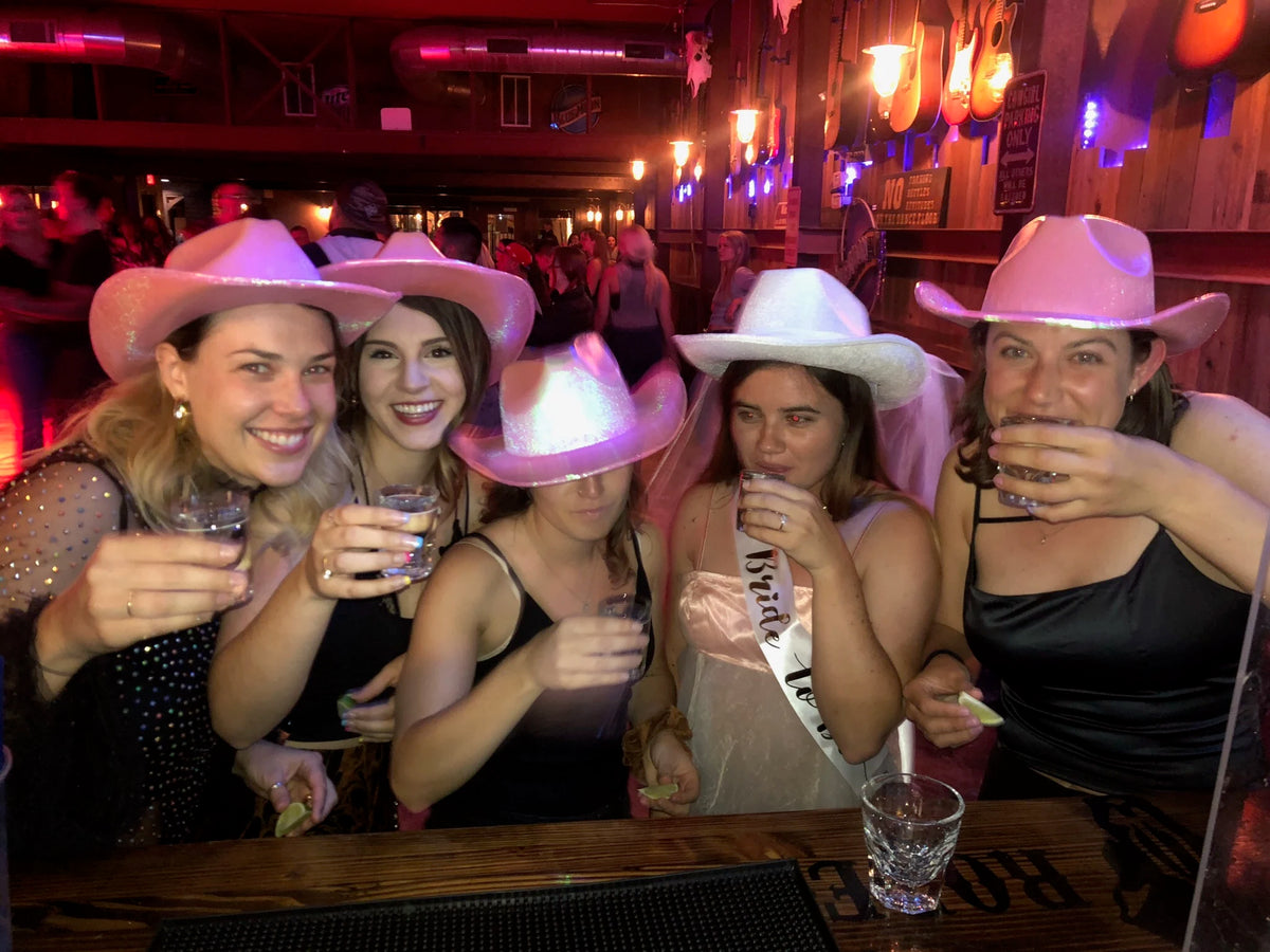 Glitrende Western Cowboyhatt