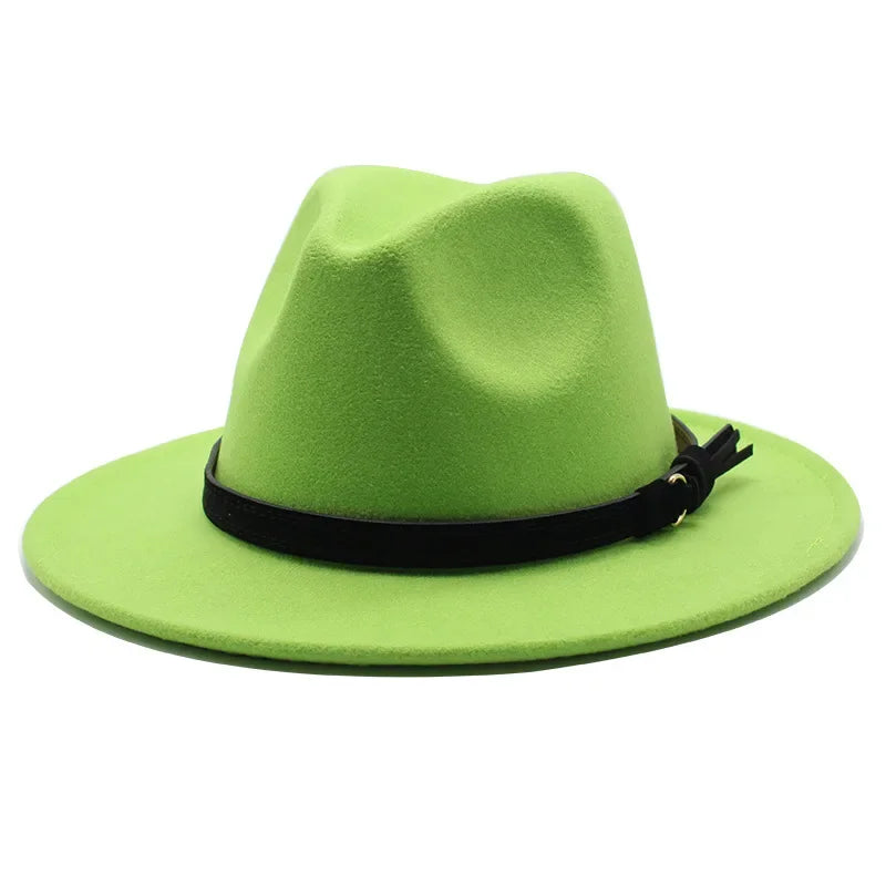 Elegante Ull-Fedora Hatt