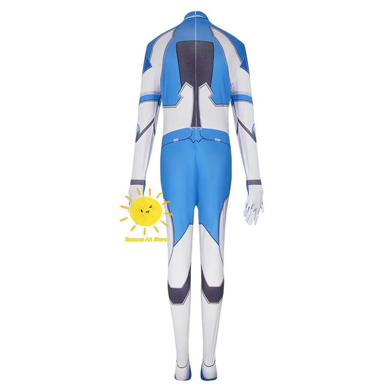Invisible Woman Cosplay Drakt