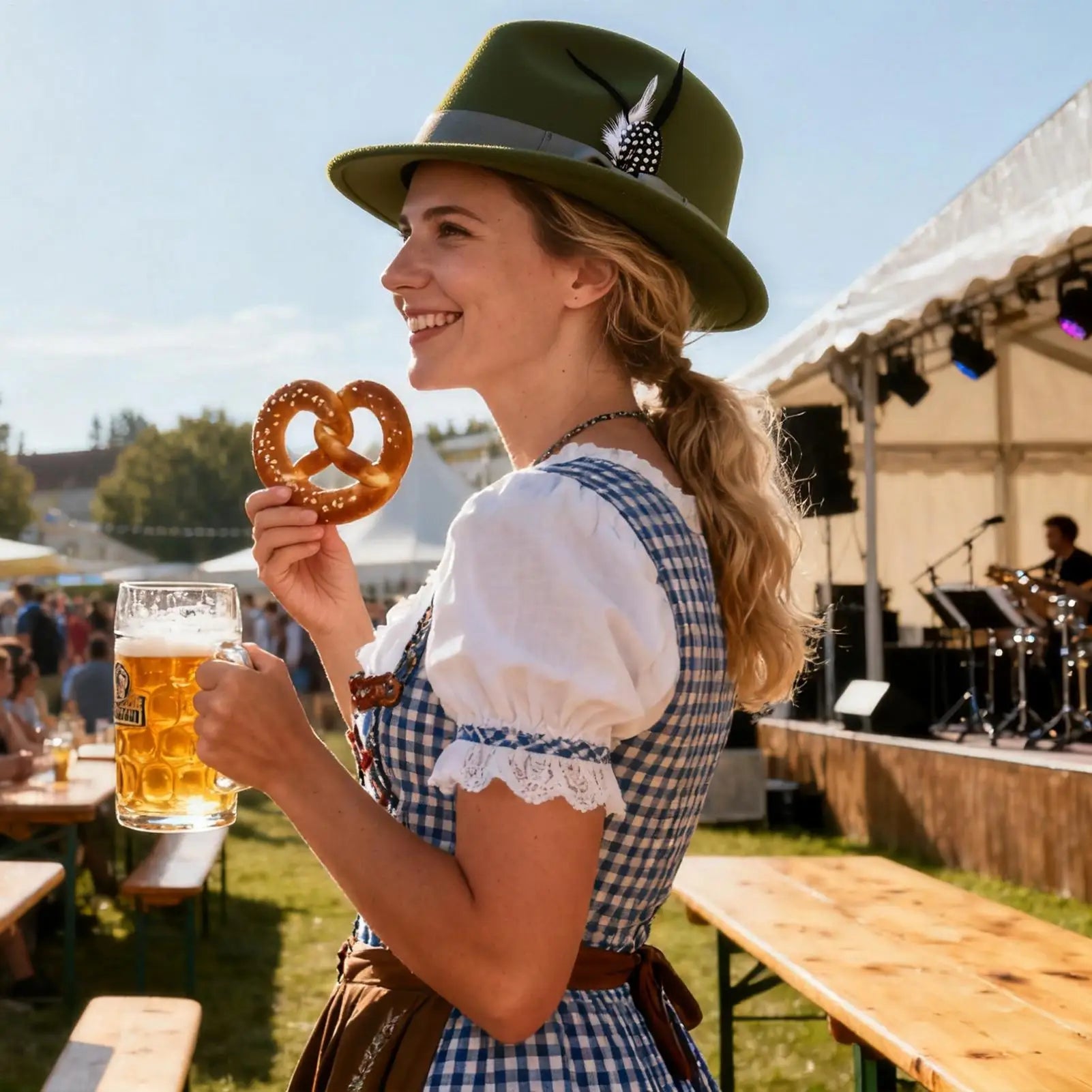 Klassisk Oktoberfest-hatt