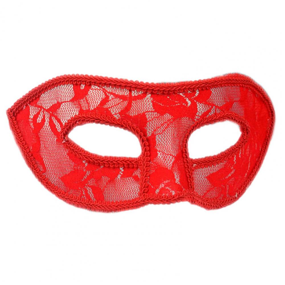 Håndlaget Blondemaske med Satengbånd
