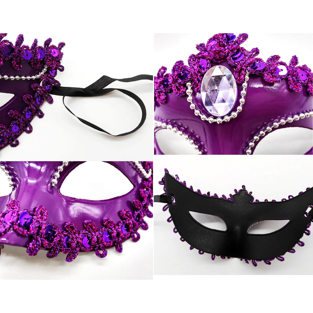 Venetiansk Øyemaske for Fest & Cosplay