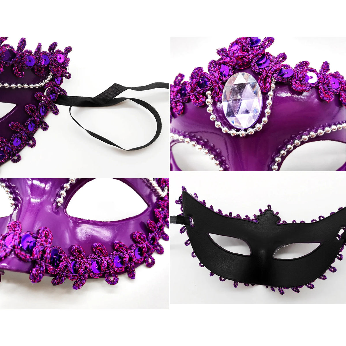 Venetiansk Øyemaske for Fest & Cosplay