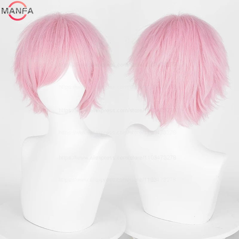 Kort Rett Cosplay-Parykk (30 cm)