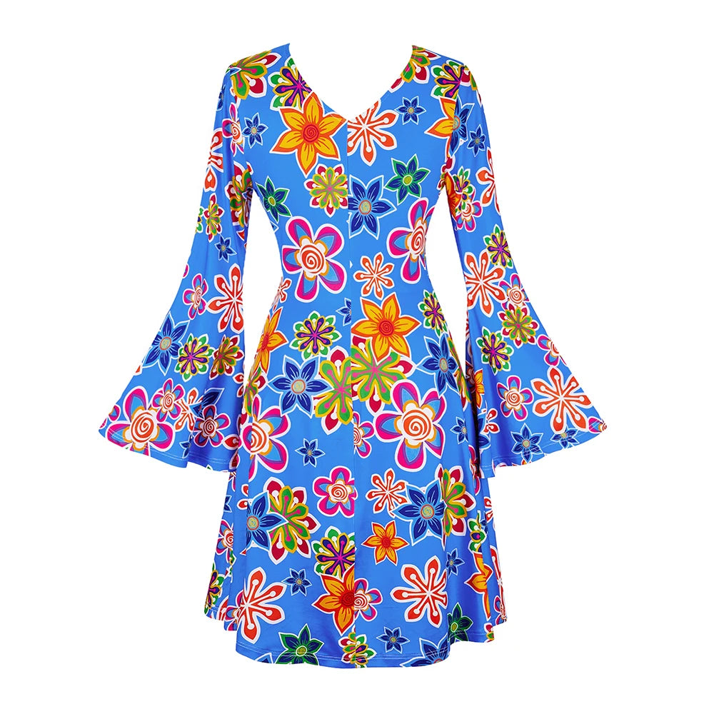 70-talls Hippie & Disko Kostyme for Herrer
