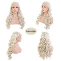 Daenerys Targaryen Lang Krøllete Cosplay-Parykk