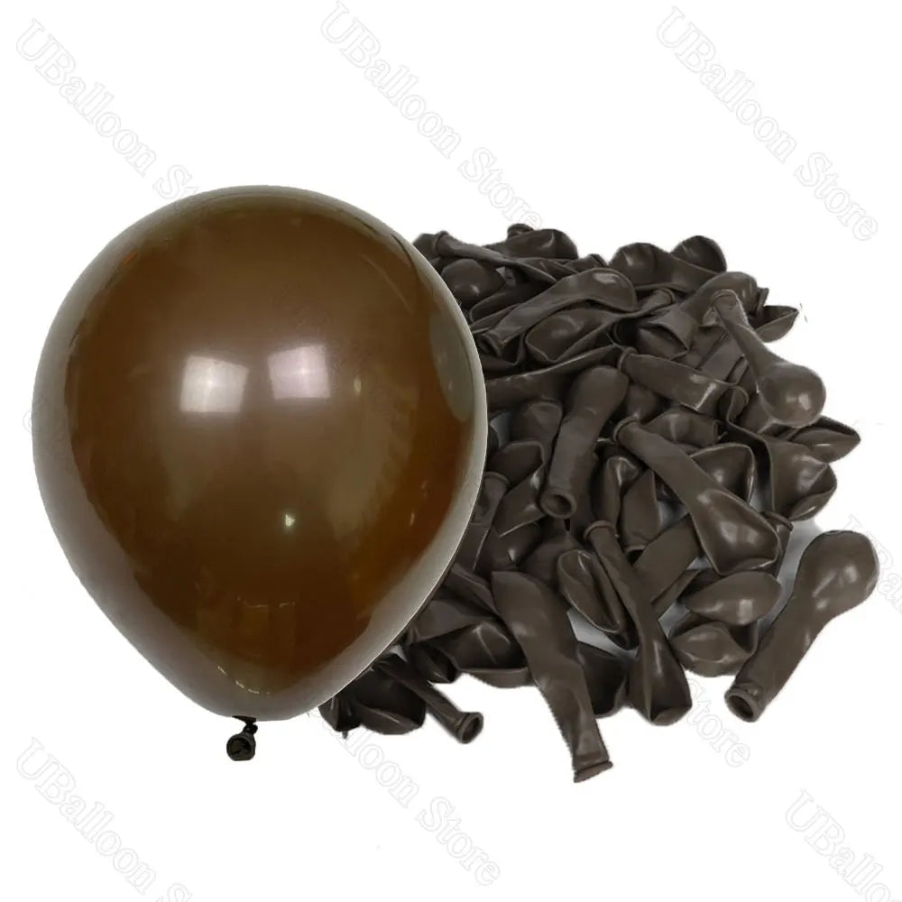 Boho Nøytrale Latexballonger – Sand, Kaffe & Nude