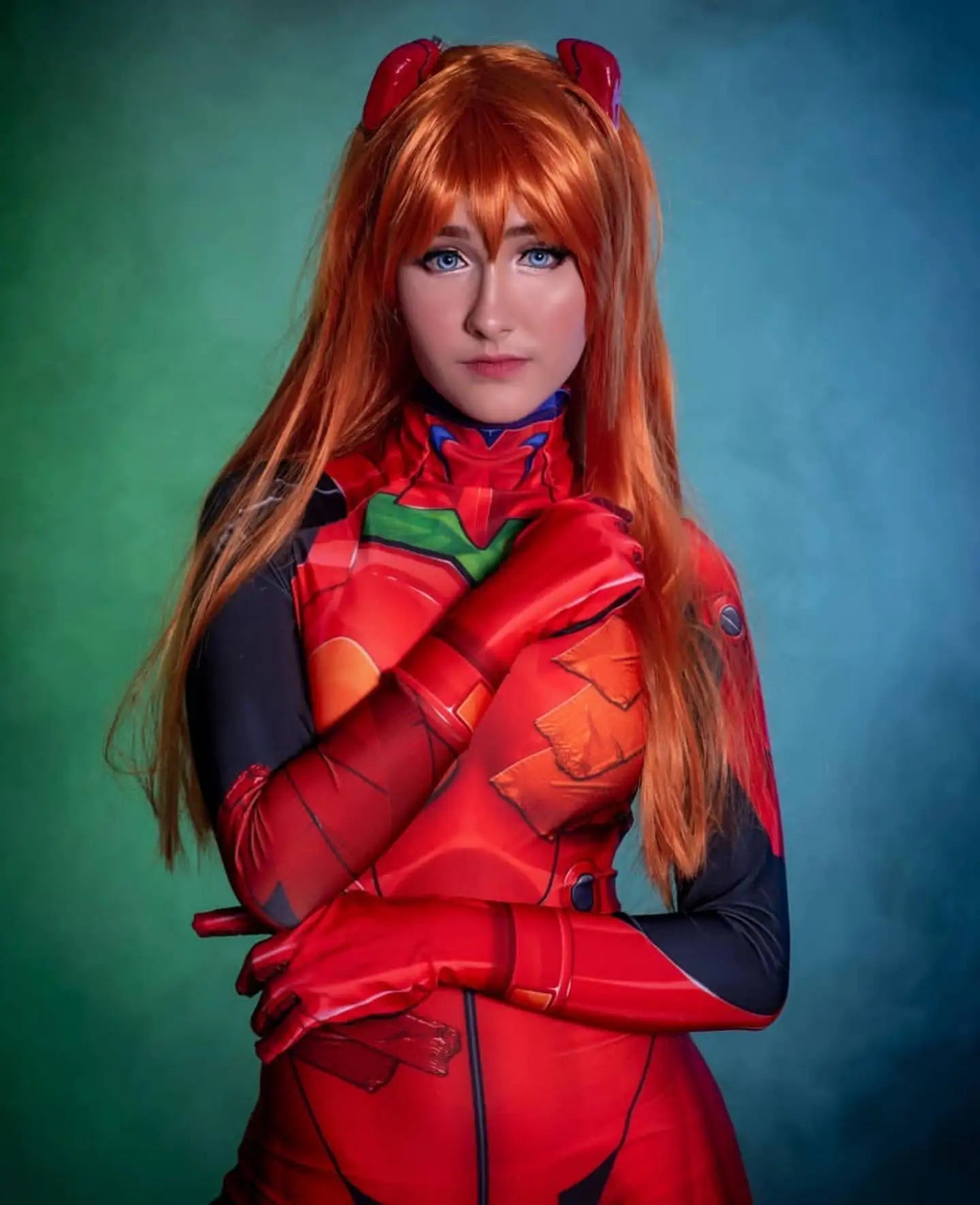 Asuka Langley Cosplay Drakt