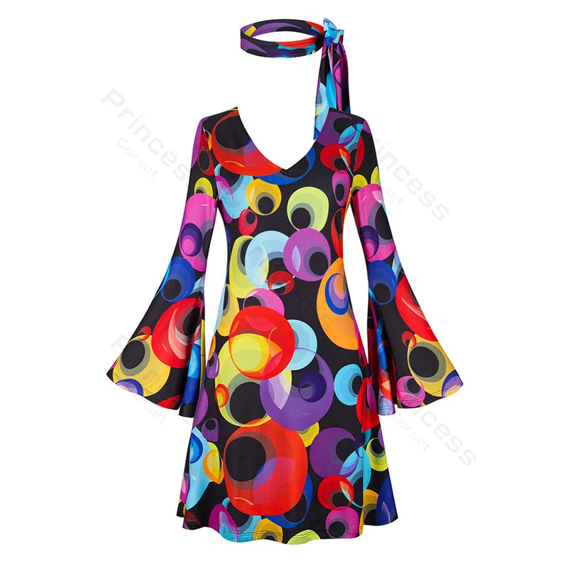 70-talls Hippie & Disko Kostyme for Herrer