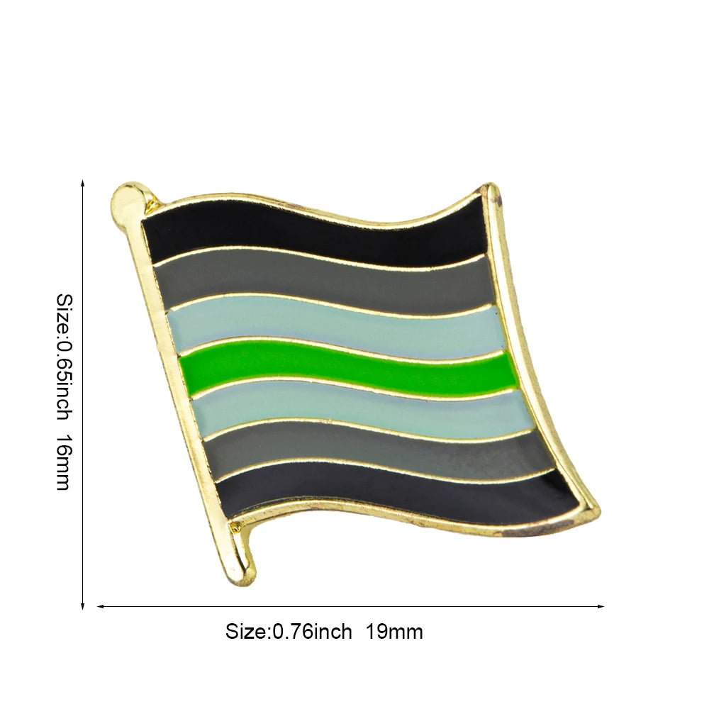 Progress Pride Emalje Lapel Pin