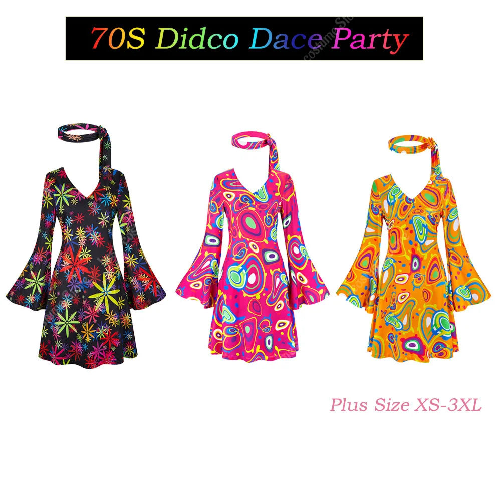 70-talls Hippie & Disko Kostyme for Herrer