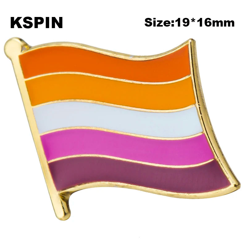 Progress Pride Emalje Lapel Pin