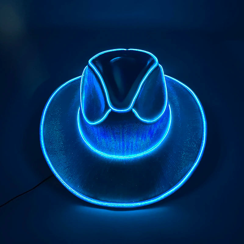 LED-Lyst Western Cowboyhatt