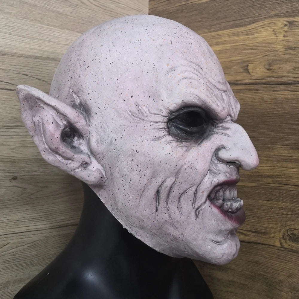 Nosferatu Grå Vampyr Lateksmaske