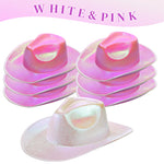WHITE and PINK