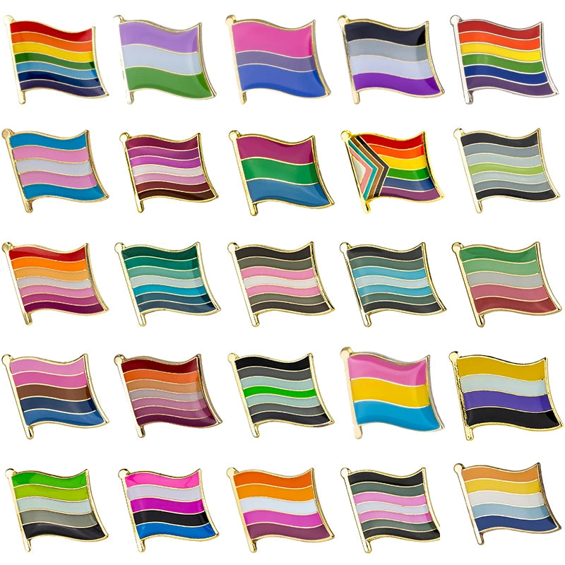 Progress Pride Emalje Lapel Pin