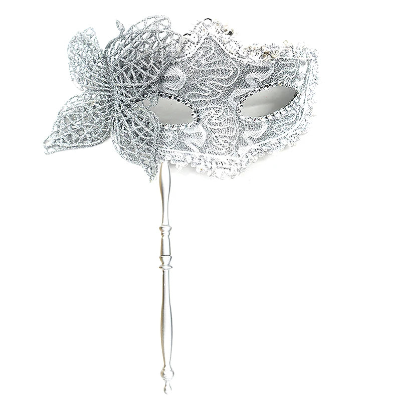Elegant Halvmaske på Pinne for Damer