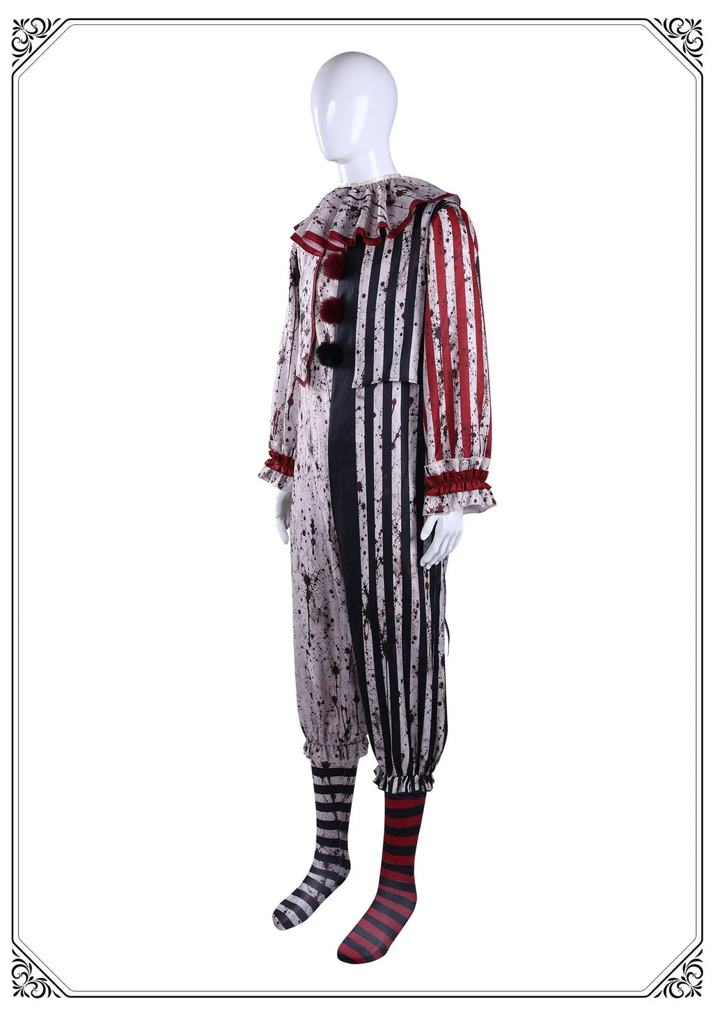 Blodig Cirkus Killer Clown Kostyme til Dame
