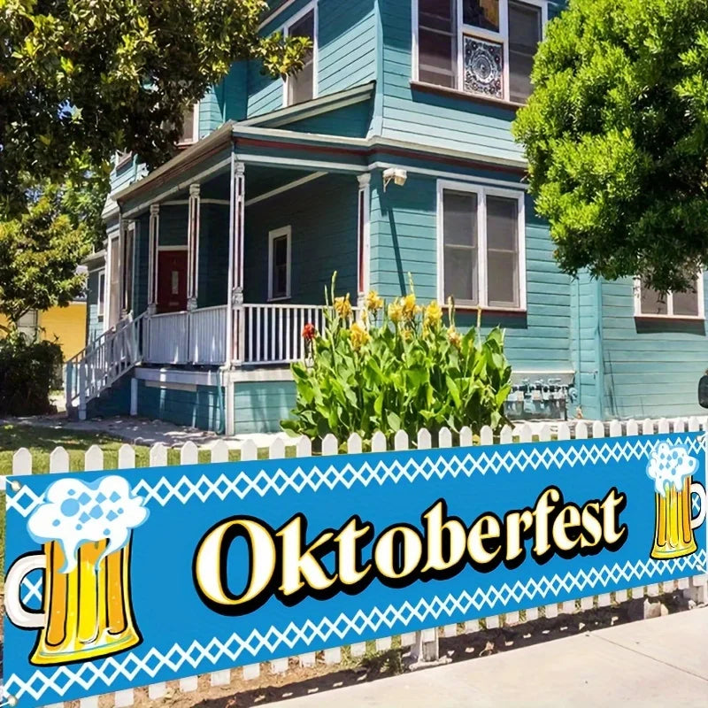 Oktoberfest Ølhage Feiringsbanner (45 x 200 cm)