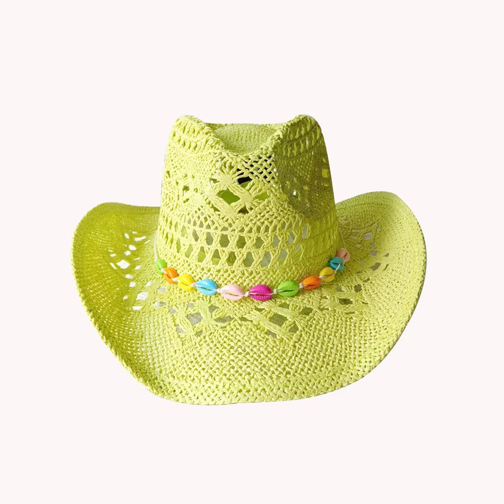 Glitrende Western Cowboyhatt