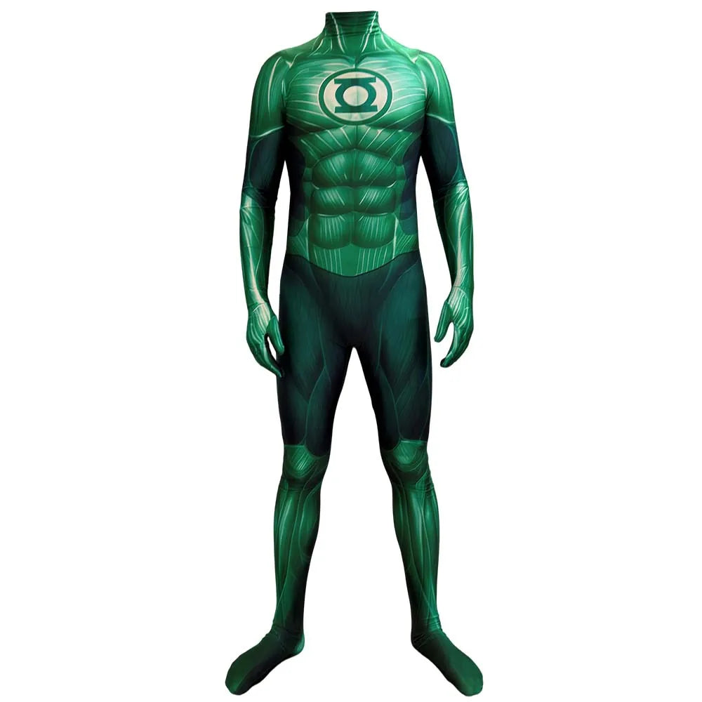 Male Green Lantern Superhero Kostyme