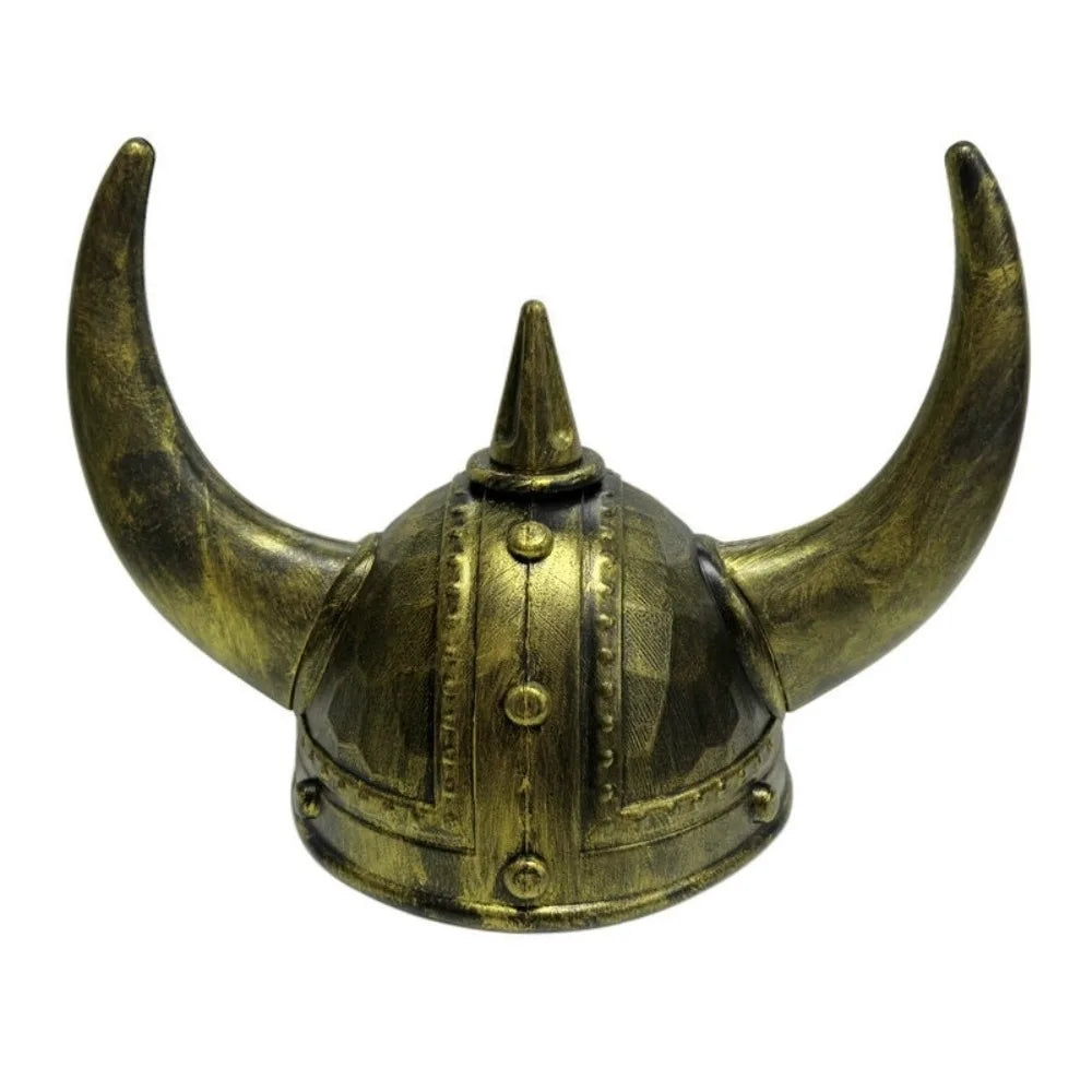 Klassisk Vikinghjelm med Horn
