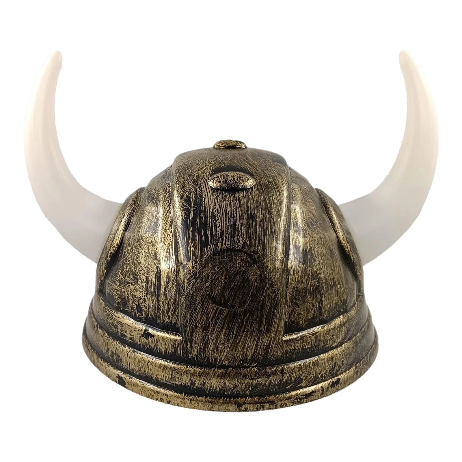Vikinghjelm med Horn og Fletter