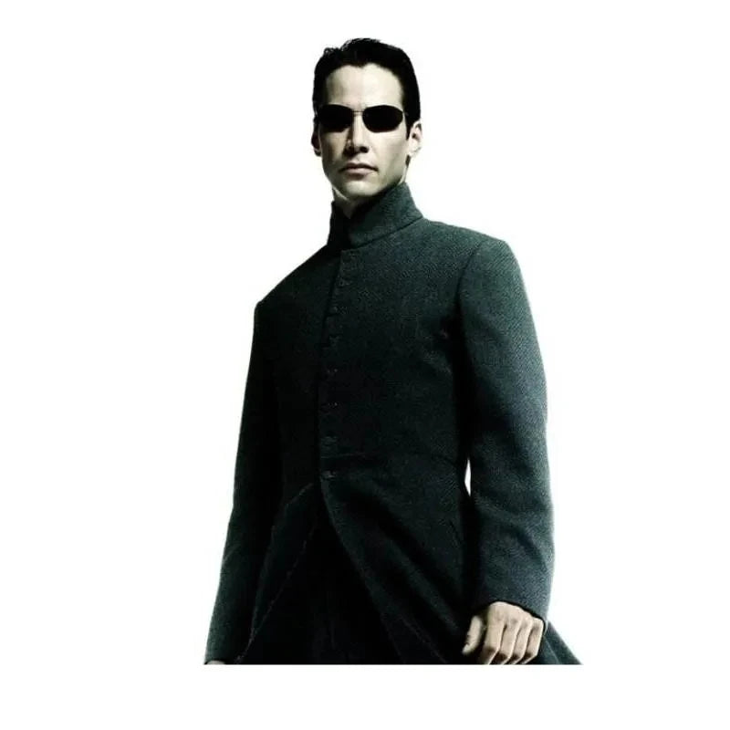 The Matrix Neo/Trinity Lang Frakk Kostyme