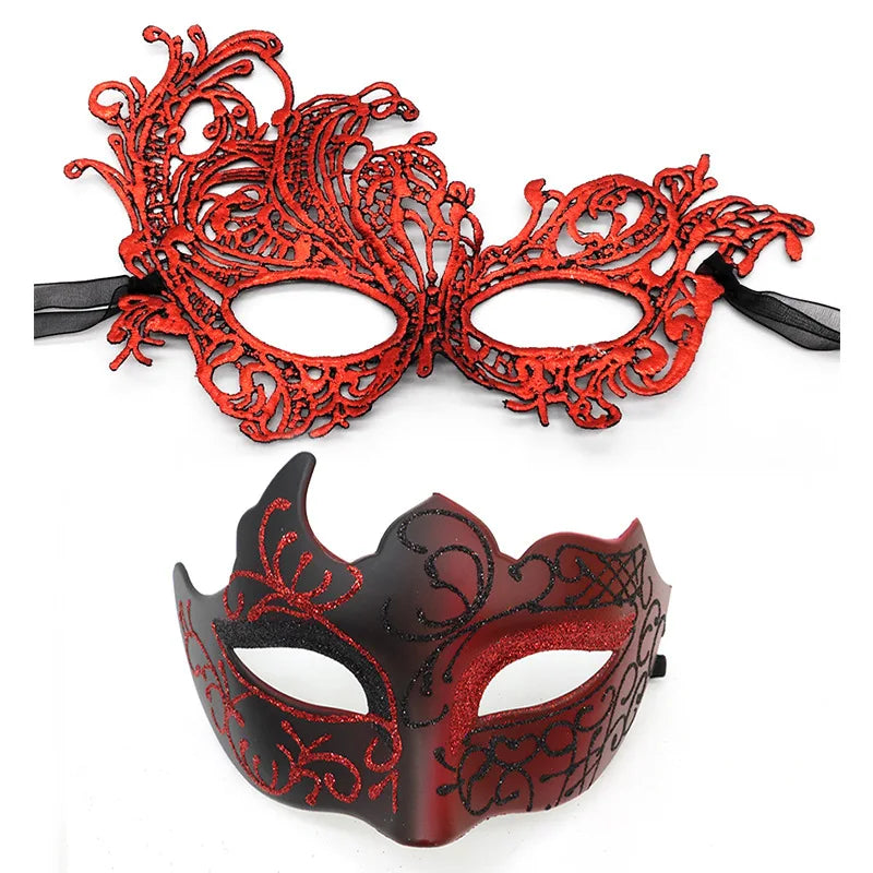 Sommerfugl Maskeradesett for Par (2 stk)