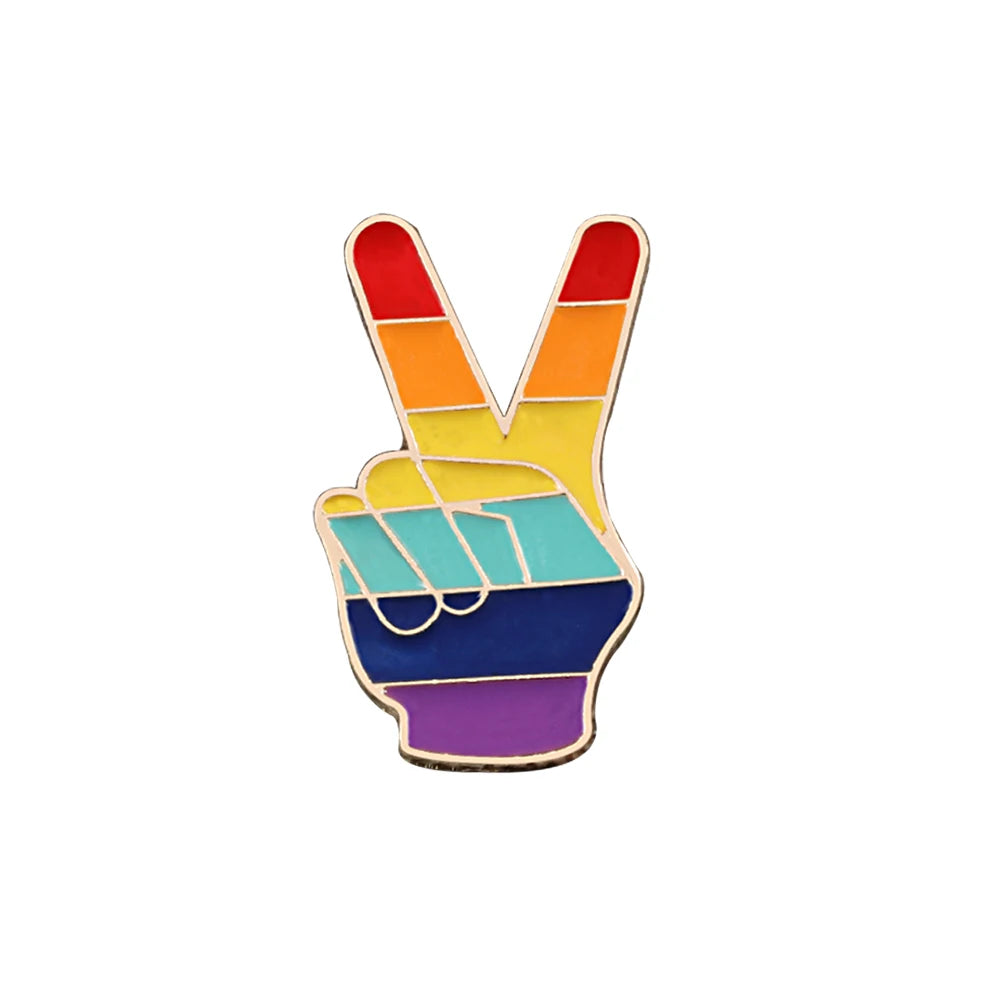 Pride Emaljepins & Regnbue-Pins for Jakke og Veske