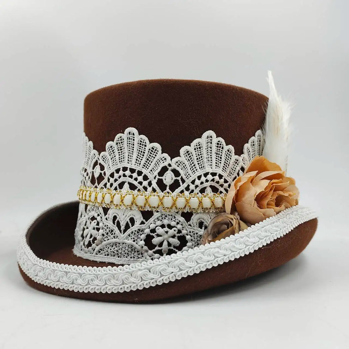 Elegante Ull-Fedora Hatt