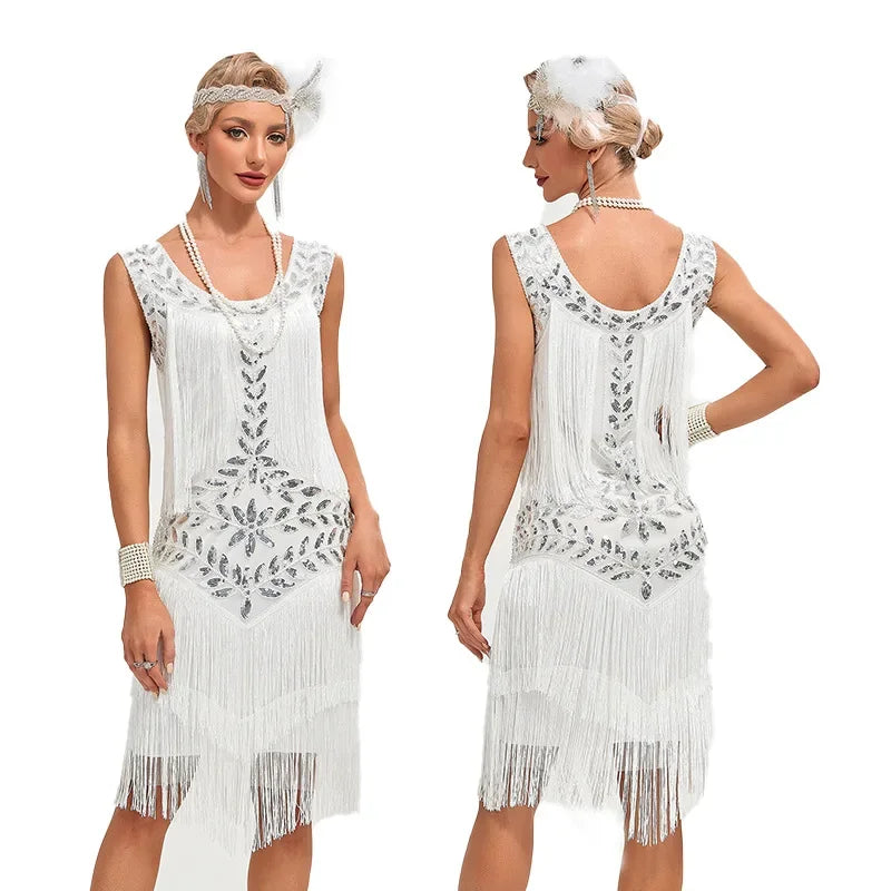 Vintage Charleston Dansedress / Flapper Kjole