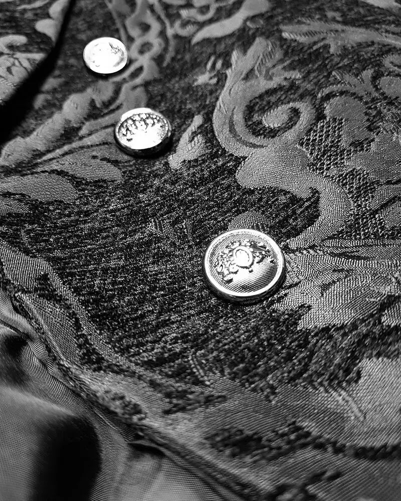 Gotisk Steampunk Sabeljakkefrakk for Herre