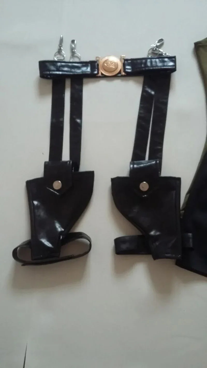 Tomb Raider Lara Croft Cosplay Kostyme med Hylster & Vesker