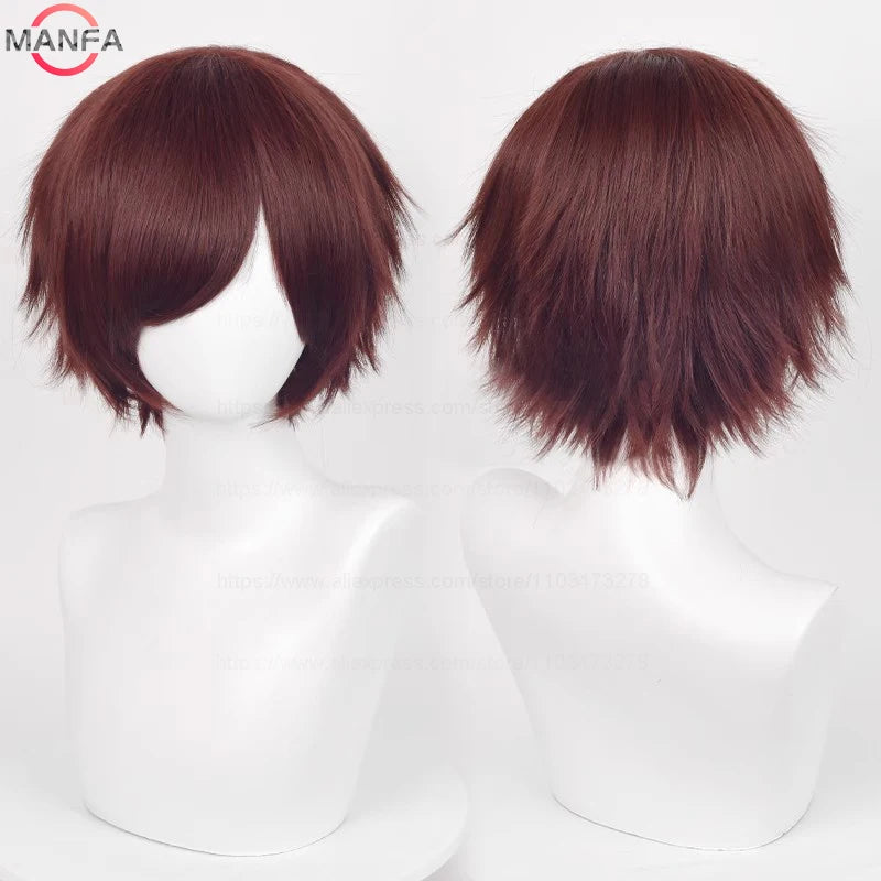 Kort Rett Cosplay-Parykk (30 cm)