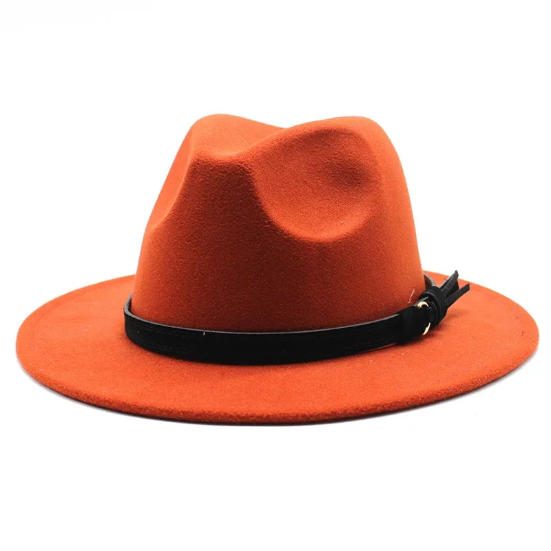 Elegante Ull-Fedora Hatt