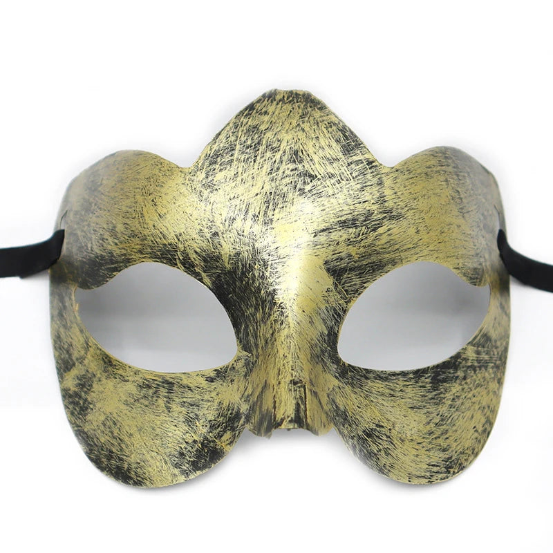 Vintage Prins Maskeradadmaske med Krone