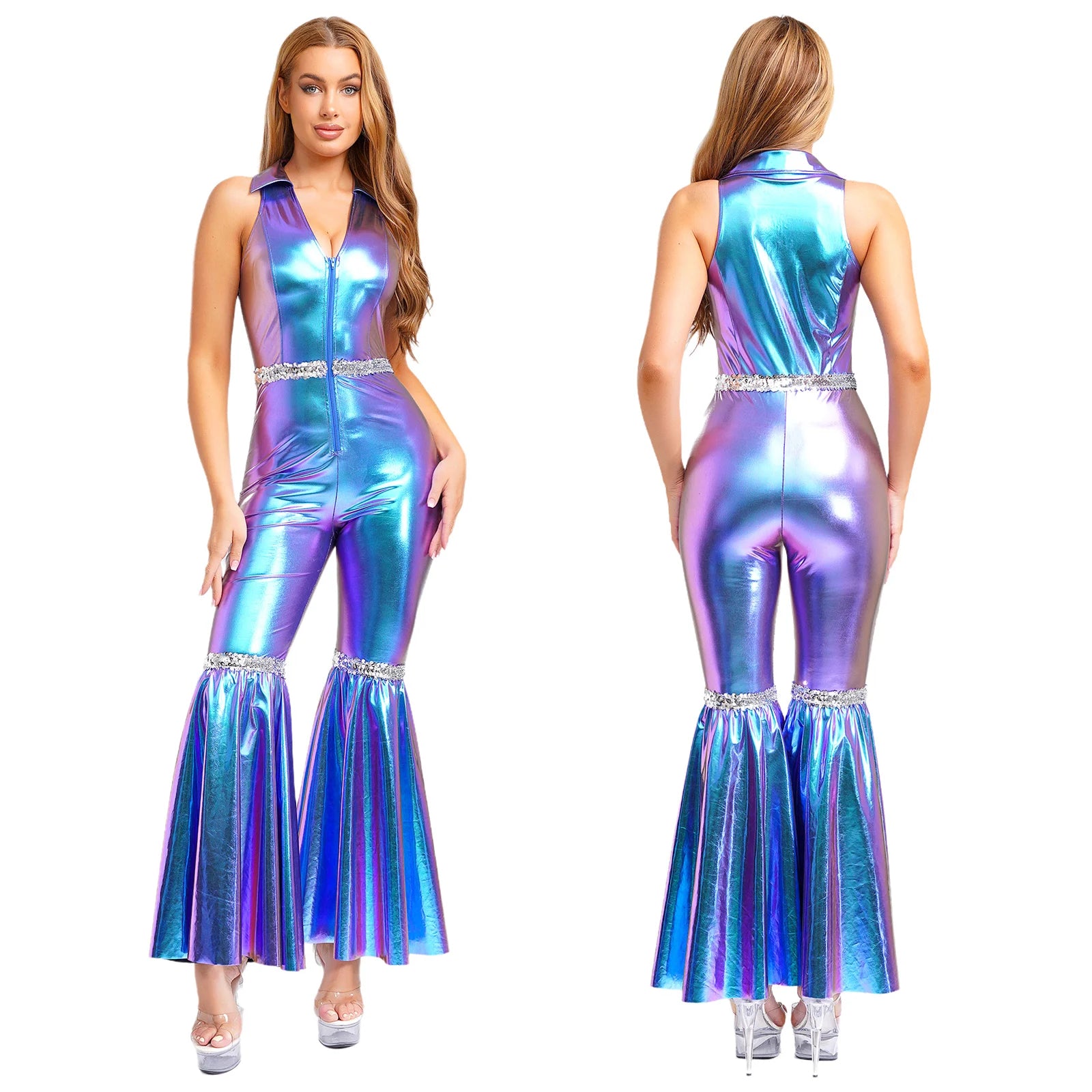 70-talls Disko Jumpsuit for Damer