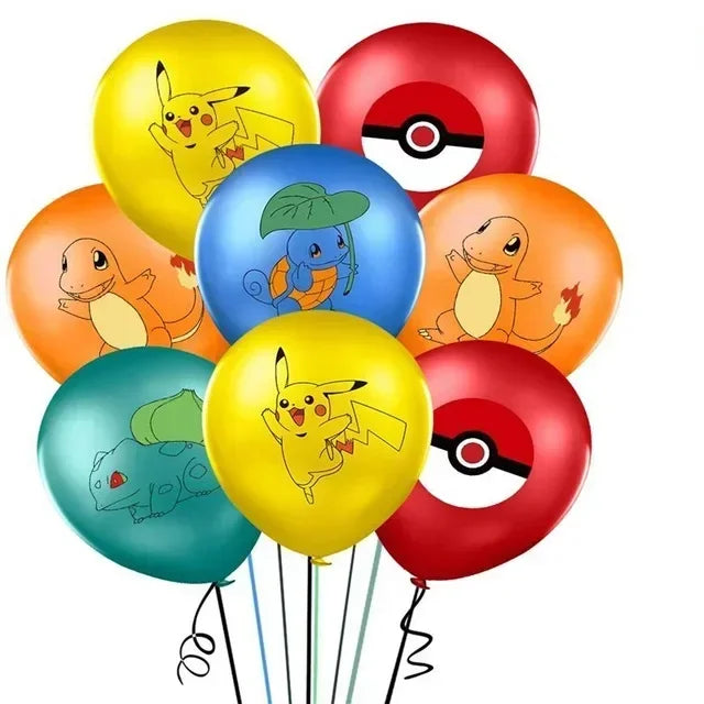 Pokémon Pikachu Latexballonger Sett