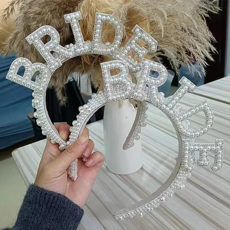 Bride To Be Perle-Diadem & Slør