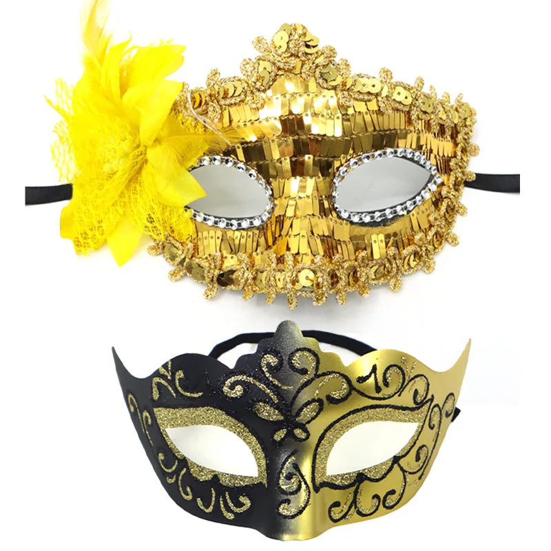 Sommerfugl Maskeradesett for Par (2 stk)